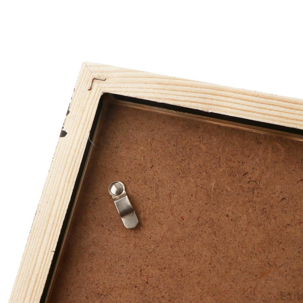 Simple Wooden Picture Phote Photo DIY Decoration