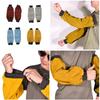 Electric Welding Sleeves Artificial Leather Welder Protective Supplies for Industrial Welding Sleeves with Elastic Cuff
