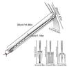 Garden Tool Set Soil Loosening Stainless Steel Shovel Portable Garden Tools Set Of 4 For Yard Lawn Vegetable Planting Soil