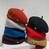 Three-dimensional Shape Beret Children Autumn and Winter Versatile Side Pressure Big Head Circumference Showing Face Small Retro Painter Hat