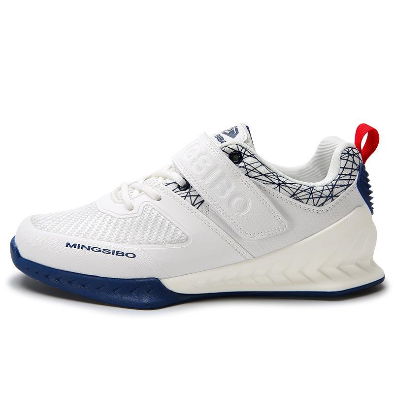 Large size squat shoes men's and women's professional weightlifting shoes indoor strength squat deadlift shoes fitness shoes comprehensive tr