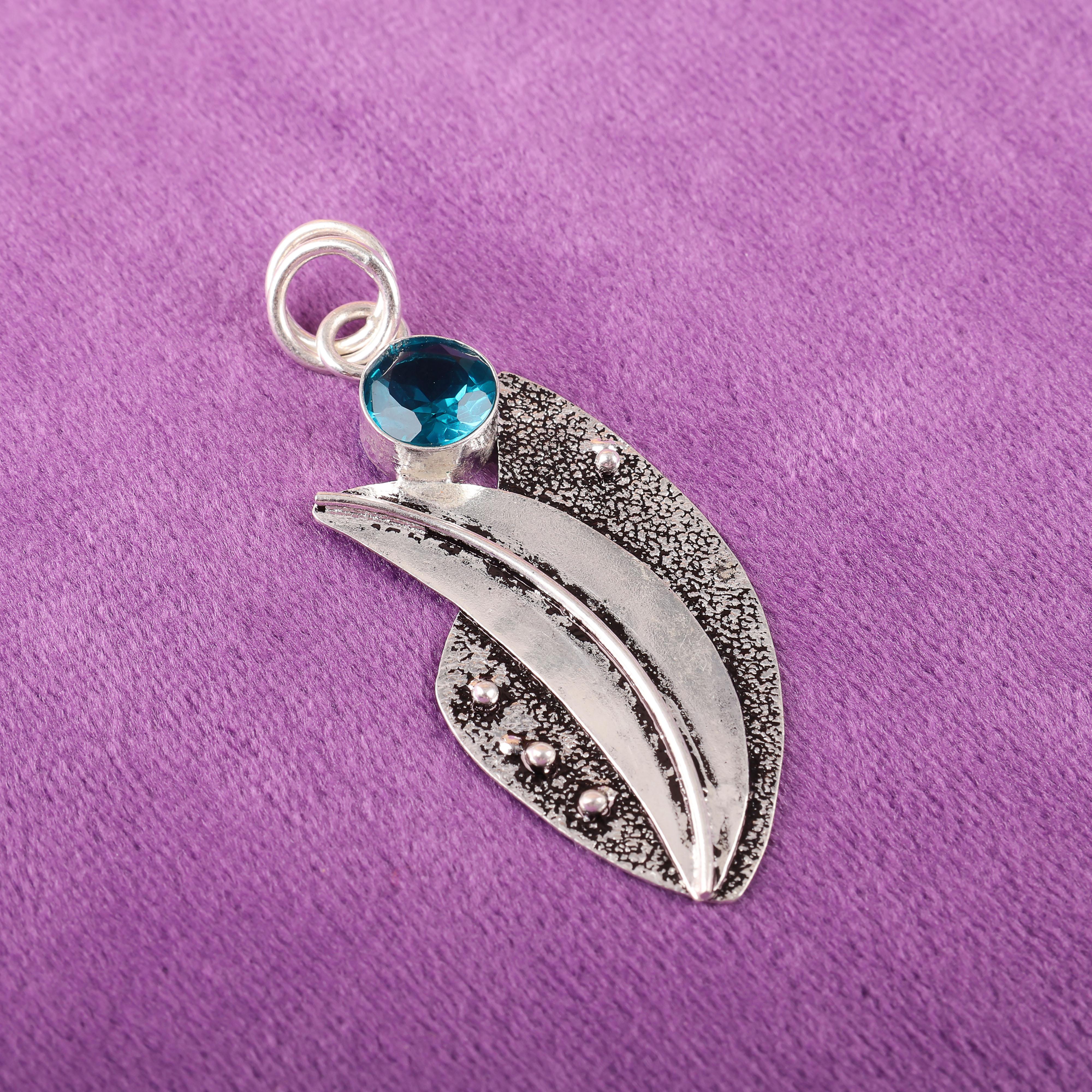 

Апатит Ювелирные изделия из серебра ручной работы, Серьги из стерлингового серебра 925 пробы, Красивые ювелирные изделия с драгоценными камнями ручной работы, Серьги с апатитом для нее 2.05 Inches синий