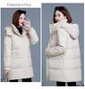 Women's Mid-length Quilted Cotton Coat: 2024 Winter Loose Plus Size, Thickened & Padded Jacket