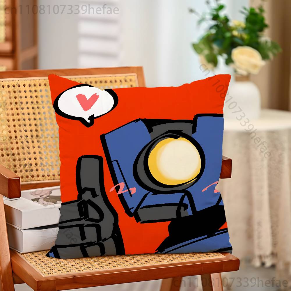 Game UUltrakill Print Polyester Pillow Case for Valentine gift Home Sofa Cushion Cover Decoration Custom