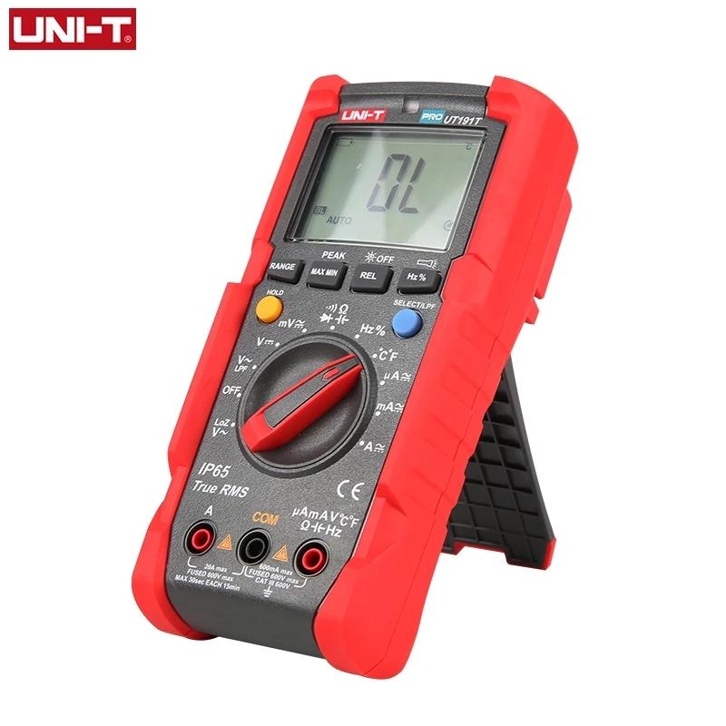 UNI-T Professional Digital Multimeter UT191T UT191E True RMS Auto Range 20A Ammeter 600V 6000 Counts DC/AC Capacitor Tester
