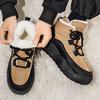 Winter Snow Boots for Men Add Velvet Men's Sports and Leisure Wear-resistant Non-Slip Sneakers Ankle Boots Soft and Comfortable