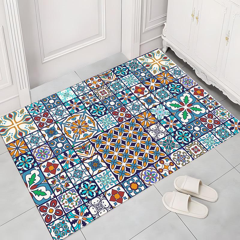 Entrance Mat Bathroom Waterproof Carpet Dirt Resistant Mat Household Foot Mat Door Mat