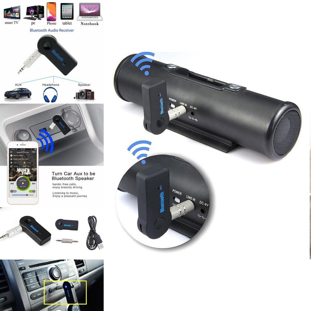 High-quality Car Bluetooth Adapter 3.5mm Wireless Audio Receiver For Cars