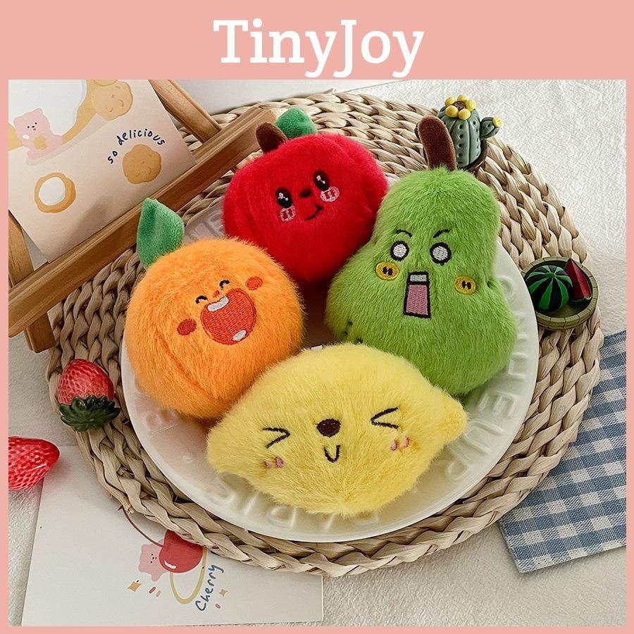 Cherry Mini Watermelon Fruit Plush Doll Keyring Girls Gifts Bag Pendant Decor