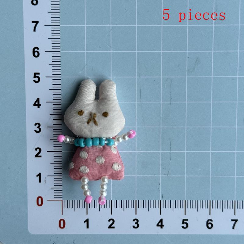 

5Pcs Cute DIY Handmade Beaded Little Pig Frog And Little Cat Ornaments Creative Children s Clothing Shoes Socks Accessories
