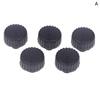 5Pcs Plastic Long Handle Knob Stripes Black Cap 20×18MM Potentiometer Encoder Switch Knob Plum Flower Shaft Inner Hole 6MM