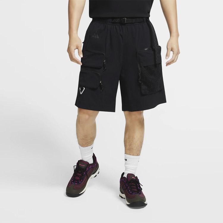Nike ACG Series Multi-Pocket Utility Shorts Men Bottoms Black CK7856-013
