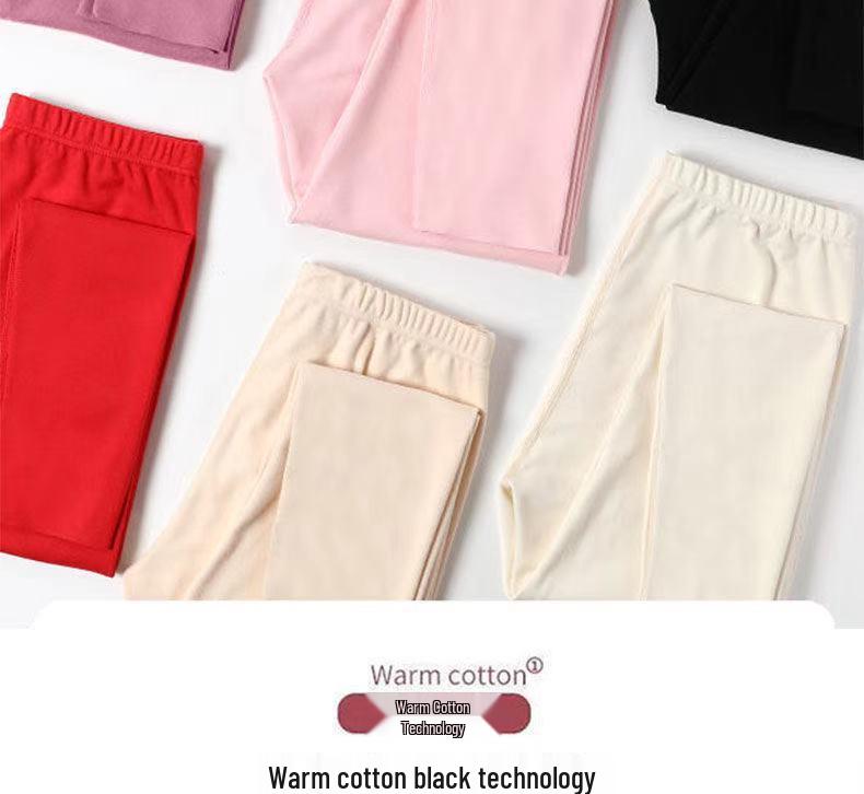 Women's High-Waisted Thermal Slimming Leggings - Double-Sided Brushed, Elastic, Cold-Proof for Autumn & Winter.