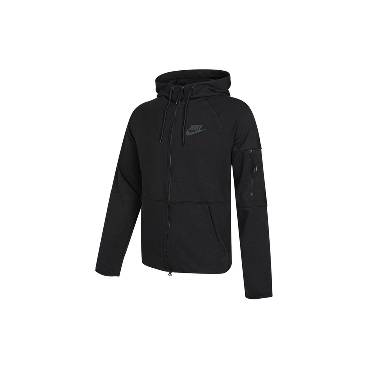 Nike Jackets Men`s Black Hooded Moderate