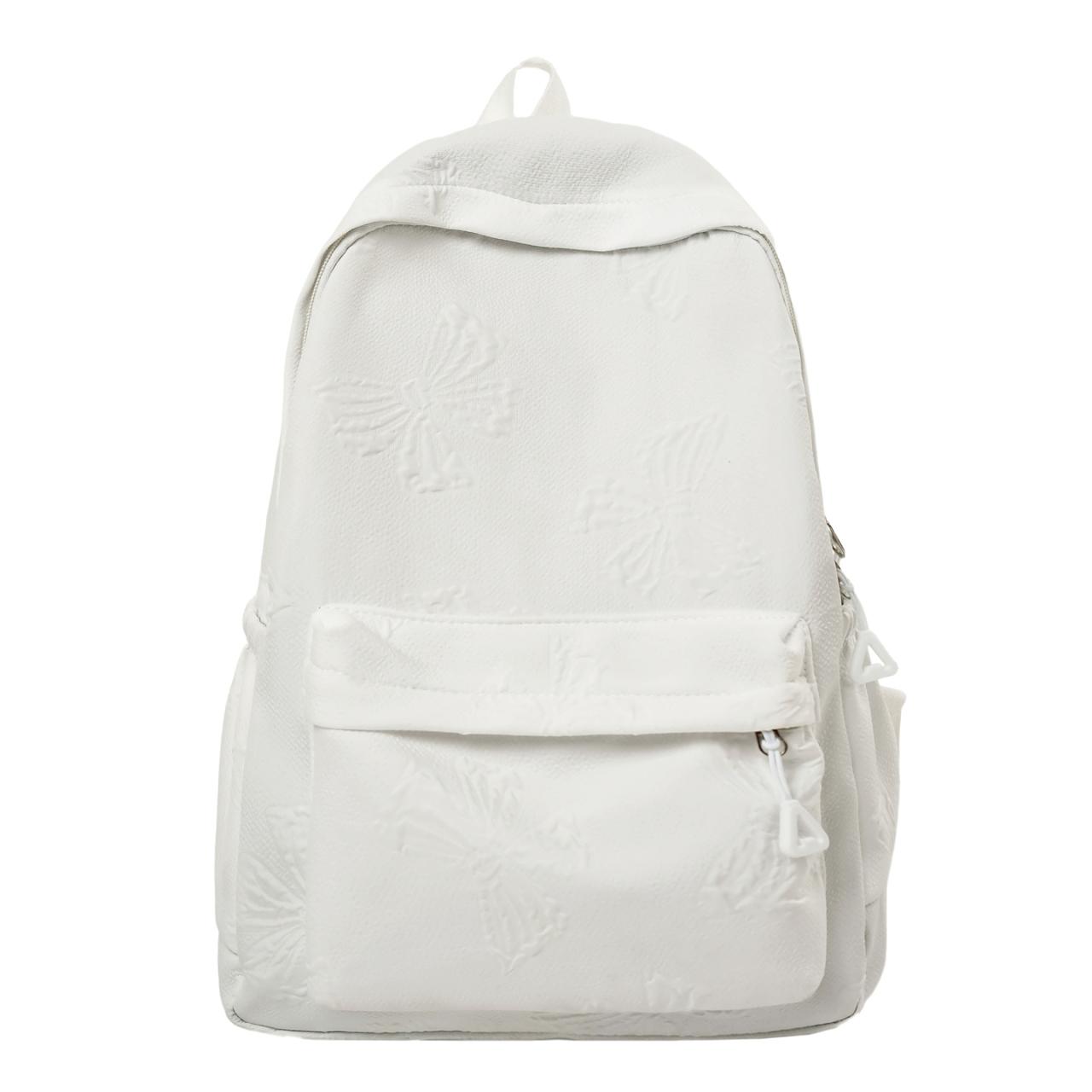 

Минималистичный студенческий рюкзак подростковый рюкзак нейлоновый рюкзак модный рюкзак для девочки женская сумка через плечо школьный рюкзак 29cm×12cm×38cm белый