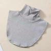 women's Warm Velvet Turtleneck Fake Collar Korean Style Knitted Neck Warmer Winter Decorative False Collar