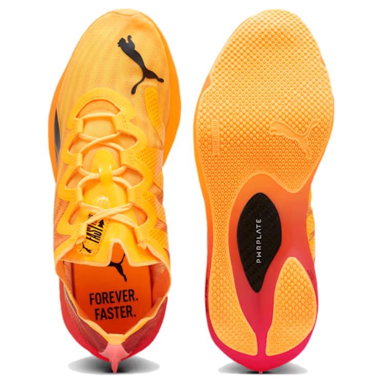 Puma Fast FWD Nitro Elite Slip Resistant And Breathable Low Top Casual Running Shoes Men's Yellow 310623-01