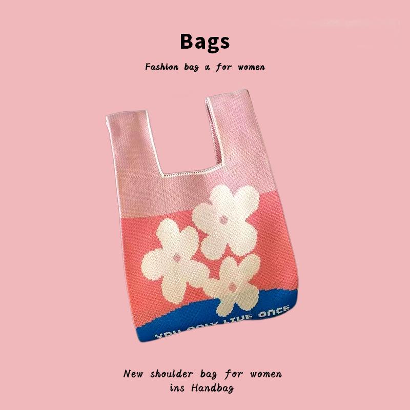 Женская модная вязаная сумка-тоут Панда универсальный ручной сувенир 554₽