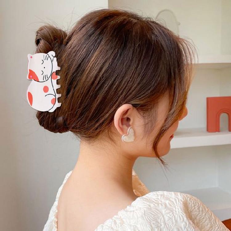 Delicate Dinosaur Hair Clip Cat Hair Claw Stylish Pig Hair Grip Animal Shaped