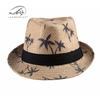 Parent-child Straw Hat Spring and Summer Outdoor Sunscreen Sunshade Jazz Hat Men's Travel Leisure Beach Top Hat Women