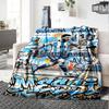Messi Customize Your Name Blanket Cozy Personalized Blanket Durable Comfort Great for Office Chair Bedding Living Room All-Season Use