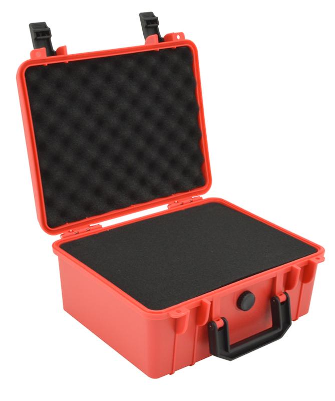 

280x240x130 мм Безопасный ящик для инструментов и приборов, Пластиковый ящик для хранения из АБС-пластика, Кейс для оборудования и инструментов, Наружный чемодан с пенопластом внутри 280x240x130mm красный