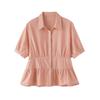 Stylish Tencel Short-Sleeve Top for Women: Age-Defying Summer Fashion