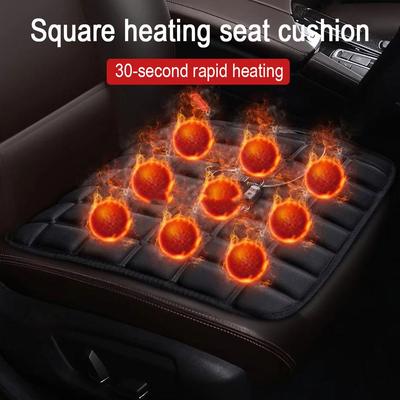 Coussin chauffant pour siège de voiture Coussin chauffant électrique 3 niveaux réglables Chauffage de siège avant universel Pour le mauvais temps Accessoire de véhicule