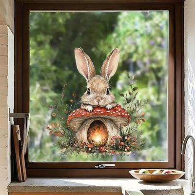 Cartoon Animal Window Removable Cling Glass Sticker Waterproof Static Home Office Living