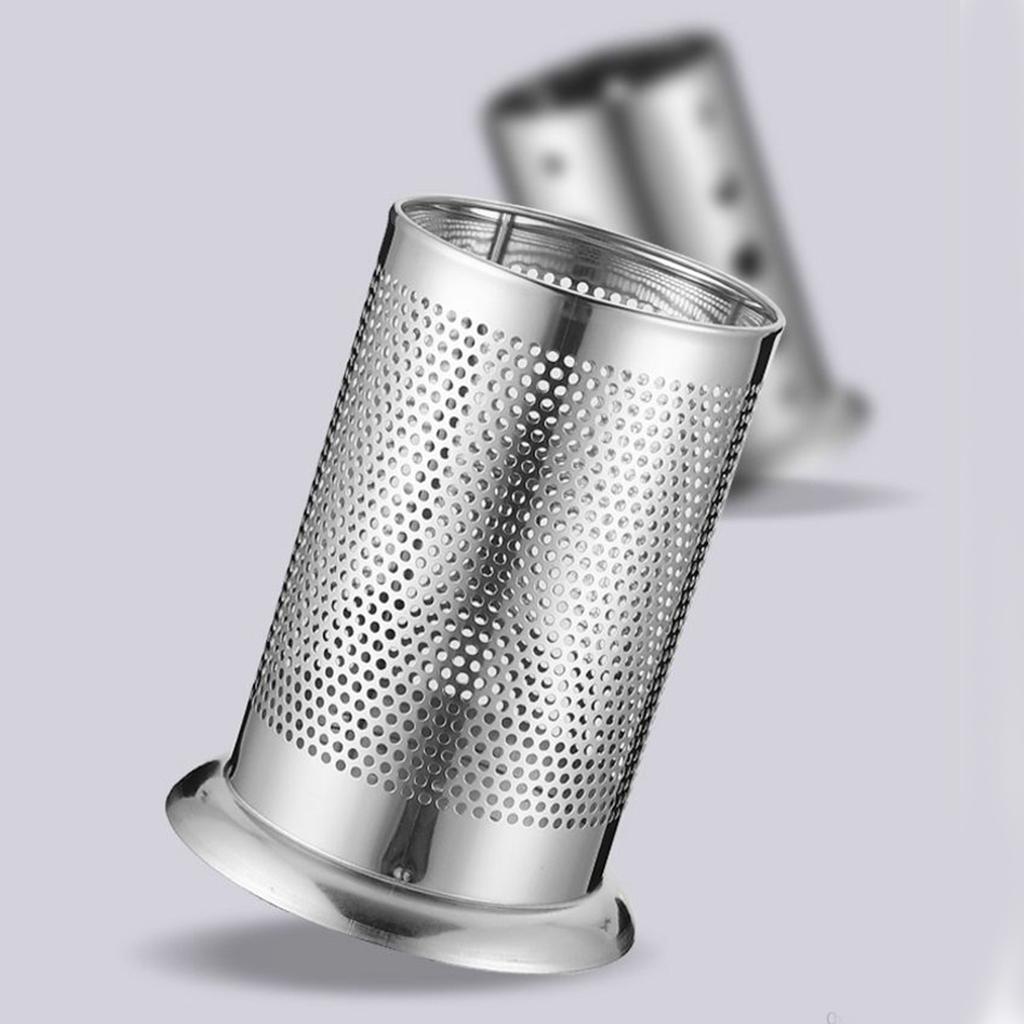 Edelstahl Essstäbchenhalter Essstäbchen Strohkorb Trockengestell Utensil Organizer für die Küche