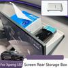 For 2026 Xpeng MONA L03 Car Screen Rear Storage Box Original Car Color Tissue Box Storage Case Car Interior Accessories
