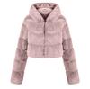 European And American New Imitation Fur Coat Jacket Fashionable European And American Style Short Khaki