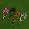 Golf Glove Holder With Key Chain Plastic Glove Rack Dryer Hanger Stretcher With Buckles Gloves Holder Keeper Dryer Shaper Tool