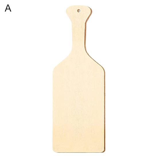 Yousheng Chopping Board Food Grade High Durability Wood All-Purpose Meat Paddle Shaped DIY Cutting Board Kitchen Tools
