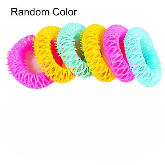 

6 шт. Парикмахерские бигуди Быстрый эффект Креативные челки Локоны Многоразовые Красота Уникальный Изысканный аксессуар Пластиковый инструмент Завивка для волос 6pcs