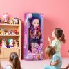 K-POP Devil Hunter Girl 12-inch Articulated Vinyl Figure with Sound and LED Lighting, Children's Poseable Action Toy