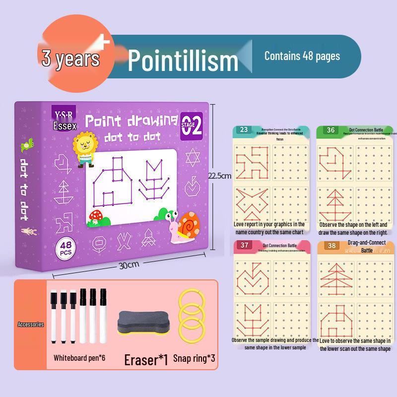 Penmanship & Logic Puzzle Calligraphy Practice Workbook for Early Education