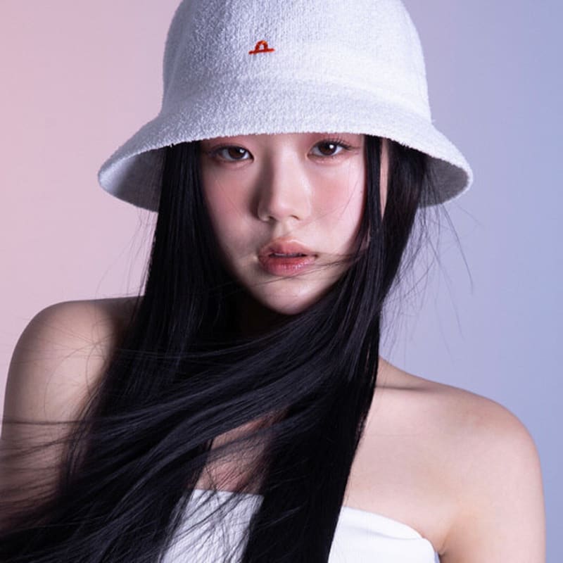 

gounmoja BIG BUTTON BUCKET Большая шляпа-ведро с пуговицами_4 ЦВЕТА BLUE