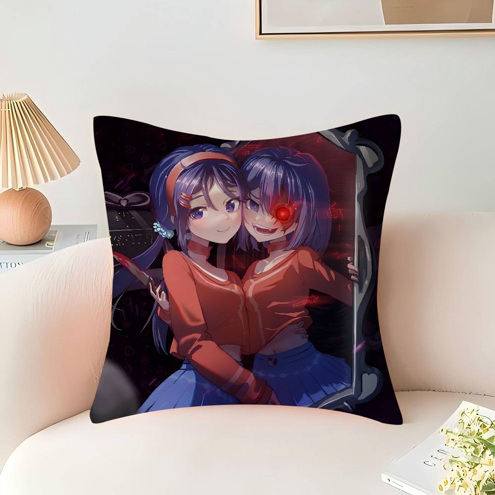 Niedliches M-MiSide MitaS Spielkissen Anime Kissen Sofa Bett Kopfkissenbezug Kissenbezug 45x45 Cm Mode