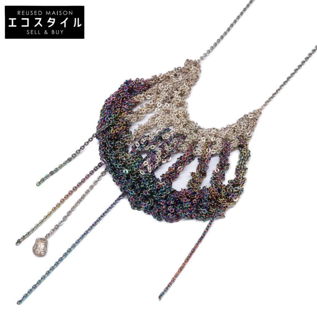 ARIELLE De PINTO AP-S1104 Atelier Scallop Drop Chain Necklace Rose Gold+SpectrumUsed