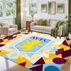 Aston Villa Football Design Crystal Velvet Rug Soft Decorative Mat for Bedroom Entrance