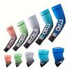 1 Set Summer Protection Includes 1 Pair Arm Sleeve and 1 Sunshade Mask for Outdoor Cycling Breathable Ice Silk Cooling Set
