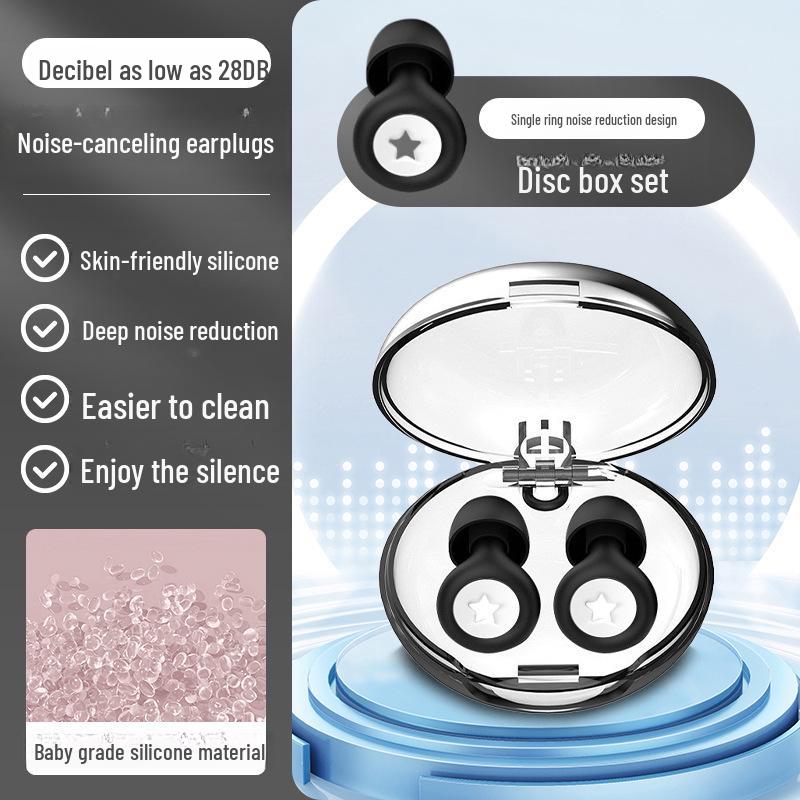 Bouchons d'oreille en silicone anti-bruit: Étanche, Insonorisé, Idéal pour les dortoirs, le travail, les ateliers et le ronflement
