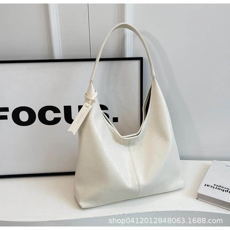 Large Capacity Fashion Tote Bag Women 2025 New Korean Version Casual Armpit Bag Commuting To Work Shoulder Bag