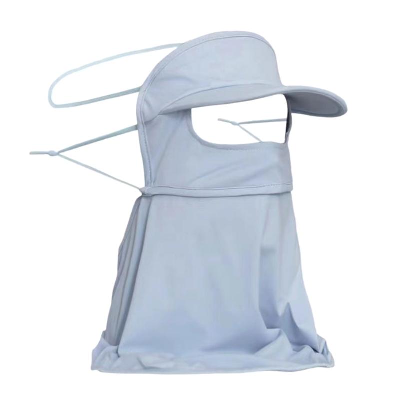 

Unisex Mask Sun Protection Face Scarf For Women Ideal For Summer Outdoor Activities Neck Coverage синій
