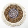 Ethnic Moroccan Style Woven Straw Wall Hanging for Sofa or Bedside