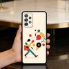 G-Geometric B-Bauhaus art Soft Silicone Black Cover Phone Case For Samsung Galaxy A73,A72,A71,A70,A53,A52,A51