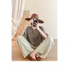 DIMANAF 2026 Summer New Plus Size Women Blouse Shirt Vintage Embroidery Loose Cotton Linen Casual Lady Tops