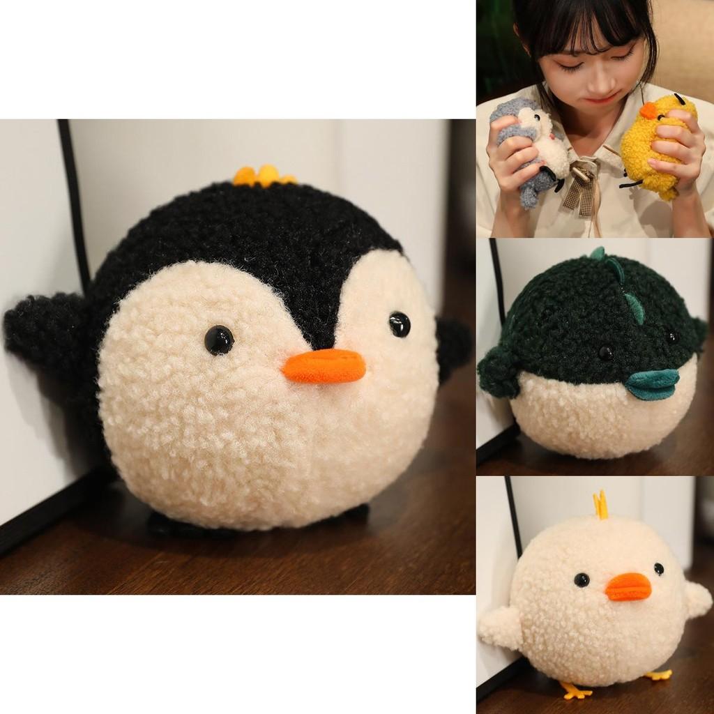 Adorable Plush Puffer Fish Stress Relief Toy Soft Slow Rising Squeeze Doll Gift For Girlfriend