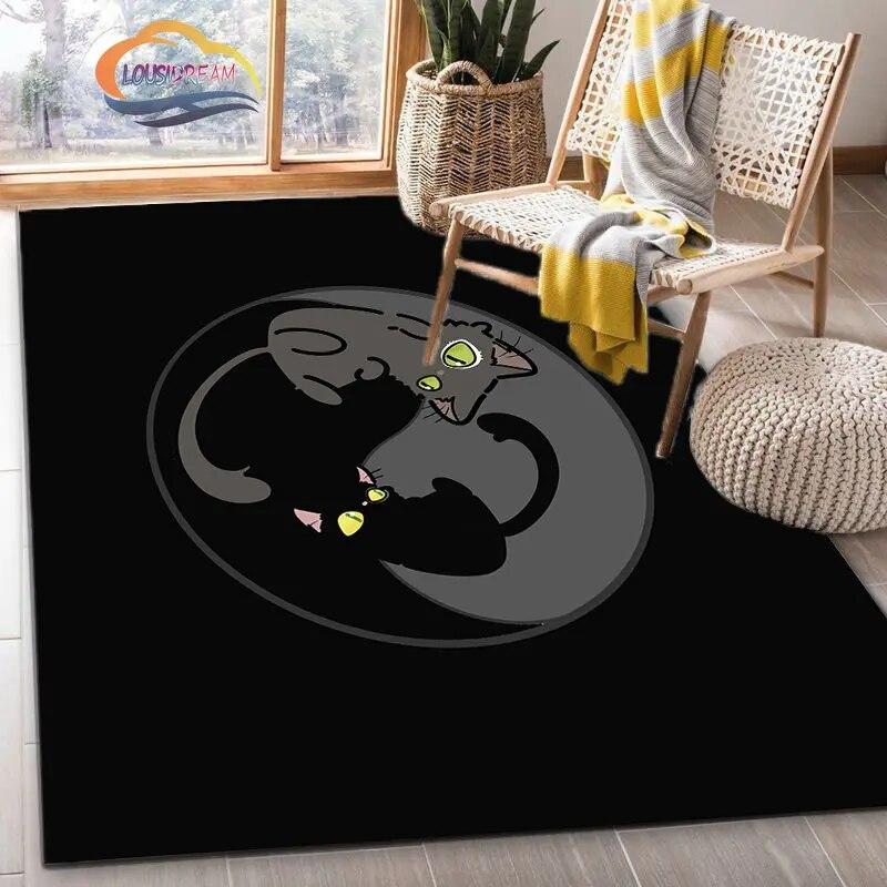 Latest Animated Suzume Anime Carpet 3D Printing Decorative Floor Mat for Children and Girls Living Room Bedroom Sofa Area Rug